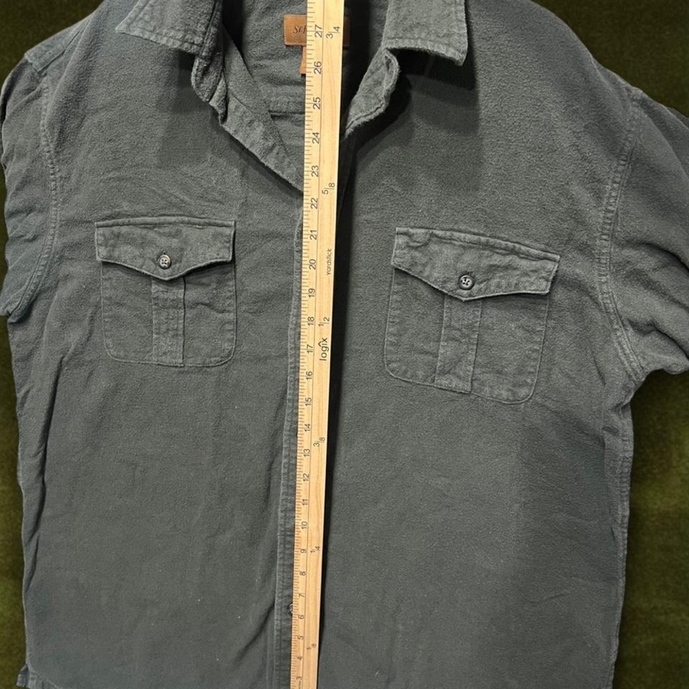 Vintage St. John's Bay Cotton Work Shirt | Modern Large - Picture 5 of 6